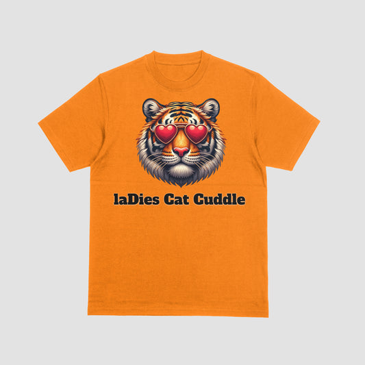 Ladies cat cuddle